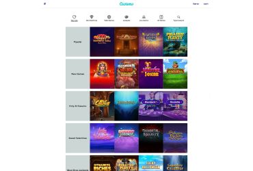 Explore the variety of slot machines at Casumo Casino.