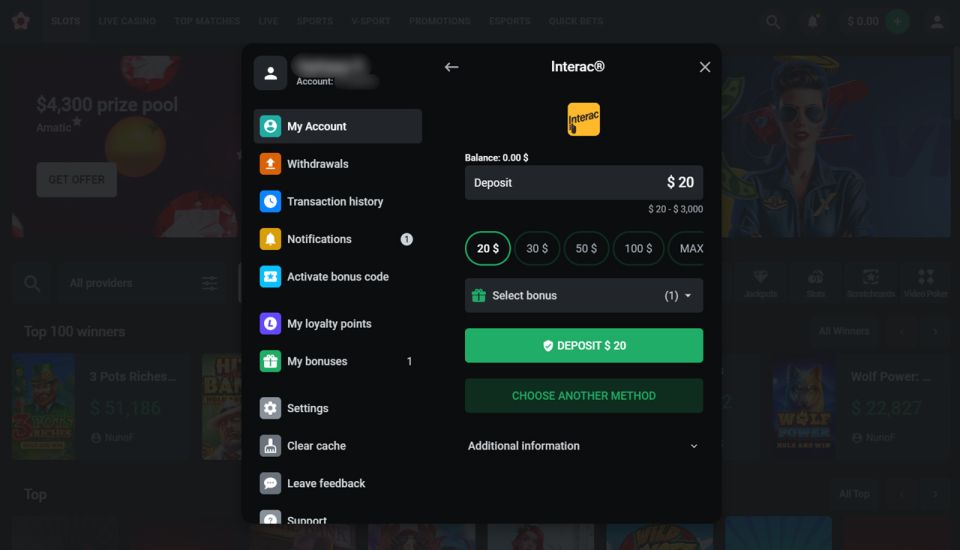 Leon Casino - Registration Process Step 4