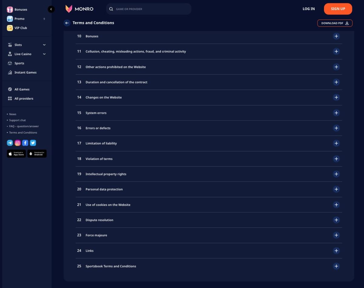 Then, the process followed typical procedures: I input my email, selected my country, created a robust password, and opted for a casino bonus. I also noticed that you have the option to sign up using social media accounts.