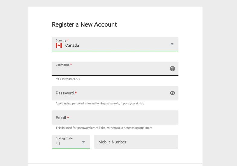 Subsequently, I filled out my personal details, including first name, last name, date of birth, and gender. I also selected my preferred language and currency.
