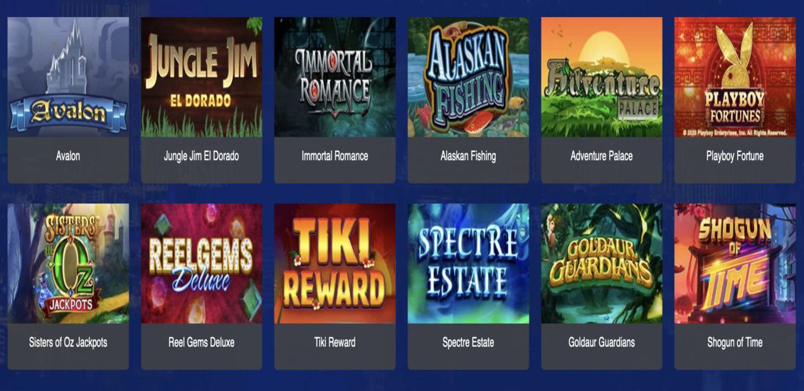 Sélection de machines à sous du All Slots Casino