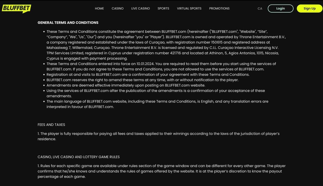 This section will provide a  <strong>detailed step-by-step guide on how to register at Bluffbet Casino</strong> . One of our experts went through the entire registration process to explore all aspects of account creation here: