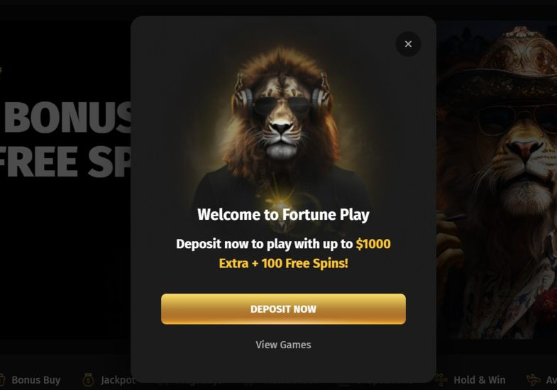 Screenshot illustrating the third step of the registration process at FortunePlay Casino