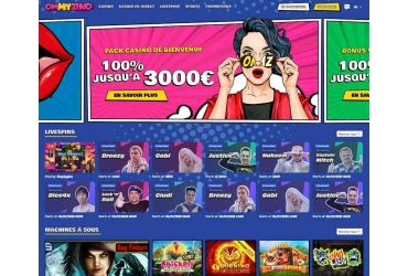 OhMyZino - Page d'accueil