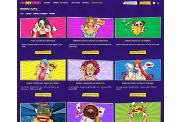 OhMyZino - Page promotionnelle